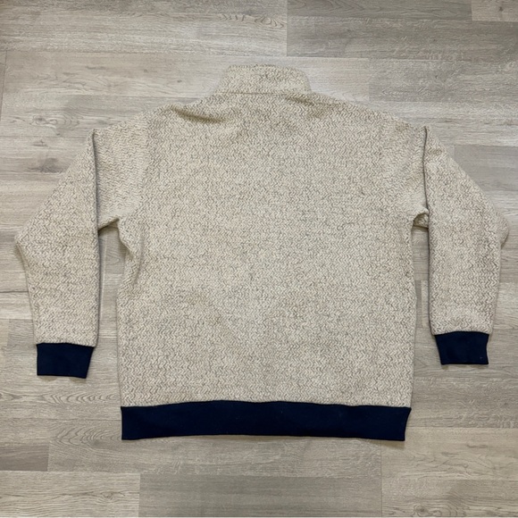 Patagonia Woolyester Fleece Jacket - Oatmeal Heather Men’s Size XXL - Picture 4 of 9